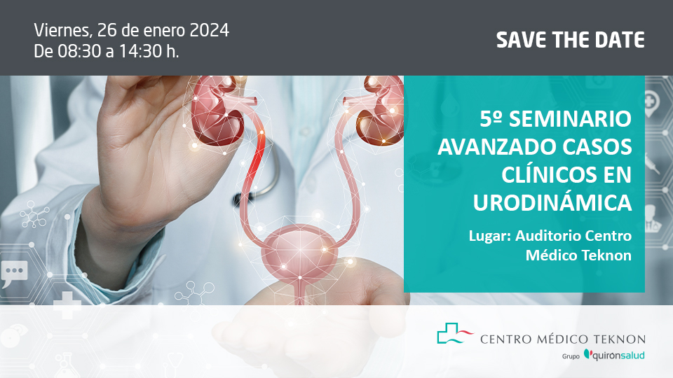 Save the date Casos Clínicos en Urodinámica TEKNON