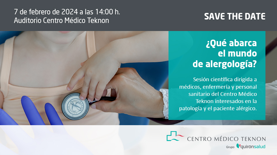 Save the date Alergología TEKNON