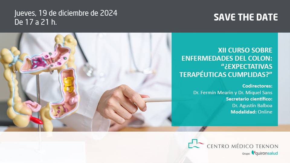 Save the date Enfermedades Colon TEKNON