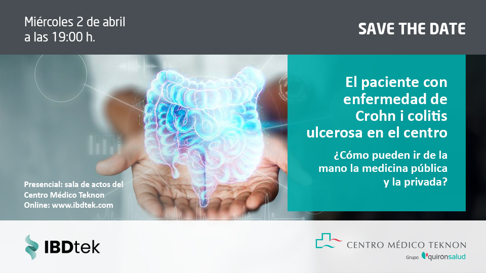 Save the date JORNADA CROHN TEKNON